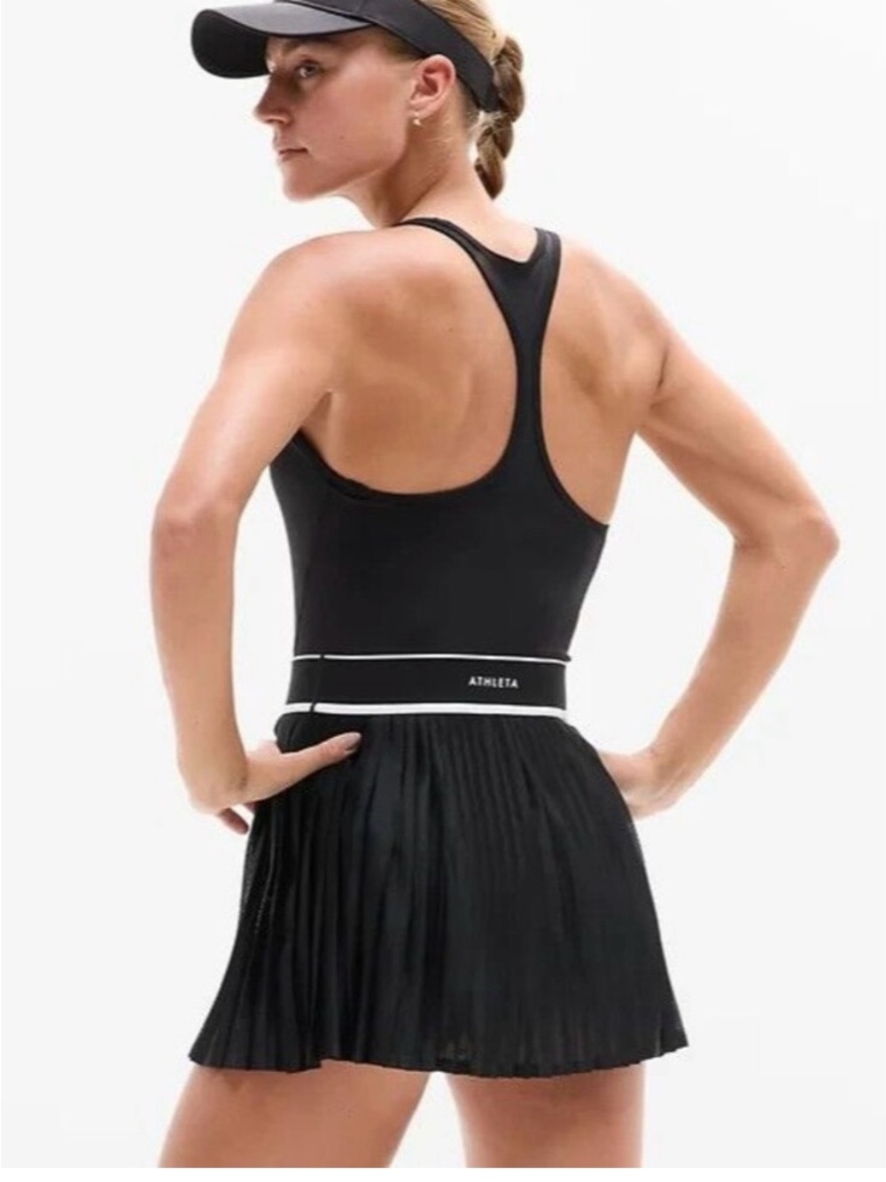 NWT Athleta Power Serve Tank Dress Robe Camisole Power Serve - Picture 2 of 8